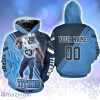 Tye Smith 23 Tennessee Titans AFC Division South Super Bowl Personalized Name And Number Hoodie 3D All Over Print Detailed Patterns Best Gift