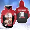 Tyreek Hill 10 Kansas City Chiefs AFC West Champions Super Bowl Personalized Name And Number Hoodie 3D All Over Print Detailed Patterns Best Gift