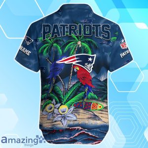 New England Patriots Hawaiian Shirt Summer Gifts For Fans Custom Name Product Photo 3