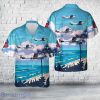 US Navy EA-6B Prowler of VAQ-140 Patriots Beach Gift Aloha 3D Hawaiian Shirt