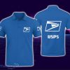 Usps 3D Polo Shirt Golf Lover Gift Blue Polo Shirt For Men Women