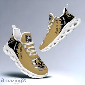 Vegas Golden Knights Custom Name NHL New Luxury Max Soul Shoes Product Photo 3