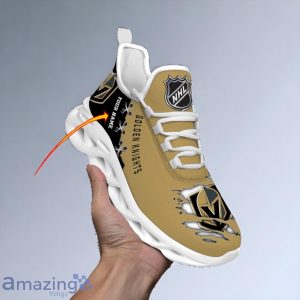Vegas Golden Knights Custom Name NHL New Luxury Max Soul Shoes Product Photo 1
