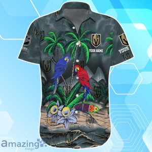 Vegas Golden Knights Hawaiian Shirt Summer Gifts For Fans Custom Name Product Photo 2