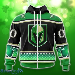 Vegas Golden Knights Specialized Hockey Celebrate St Patrick’s Day 3D Shirt Hoodies Custom Number & Name Product Photo 2
