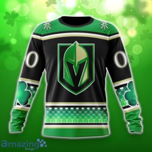 Vegas Golden Knights Specialized Hockey Celebrate St Patrick’s Day 3D Shirt Hoodies Custom Number & Name Product Photo 4