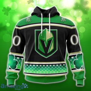 Vegas Golden Knights Specialized Hockey Celebrate St Patrick’s Day 3D Shirt Hoodies Custom Number & Name Product Photo 1