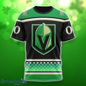 Vegas Golden Knights Specialized Hockey Celebrate St Patrick’s Day 3D Shirt Hoodies Custom Number & Name Product Photo 6