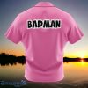 Vegeta Badman Pink Dragon Ball Button Up Hawaiian Shirt Style Gift For Men And Women