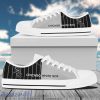 Vertical Stripes Chicago White Sox Canvas Low Top Shoes New Trend