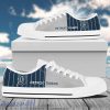 Vertical Stripes Detroit Tigers Canvas Low Top Shoes New Trend
