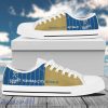 Vertical Stripes Kansas City Royals Canvas Low Top Shoes New Trend