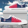 Vertical Stripes Minnesota Twins Canvas Low Top Shoes New Trend