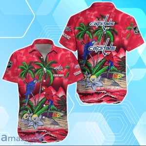 Washington Capitals Hawaiian Shirt Summer Gifts For Fans Custom Name Product Photo 1