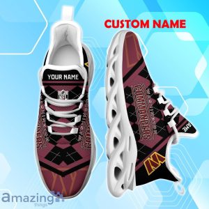 Washington Commanders Max Soul Shoes with Custom Name Option - A New Trend for Fans Product Photo 2