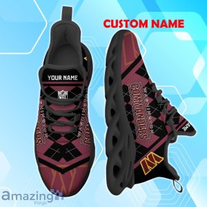 Washington Commanders Max Soul Shoes with Custom Name Option - A New Trend for Fans Product Photo 1