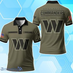 Washington Commanders NFL Polo Shirt Custom Your Name For Fans Product Photo 1