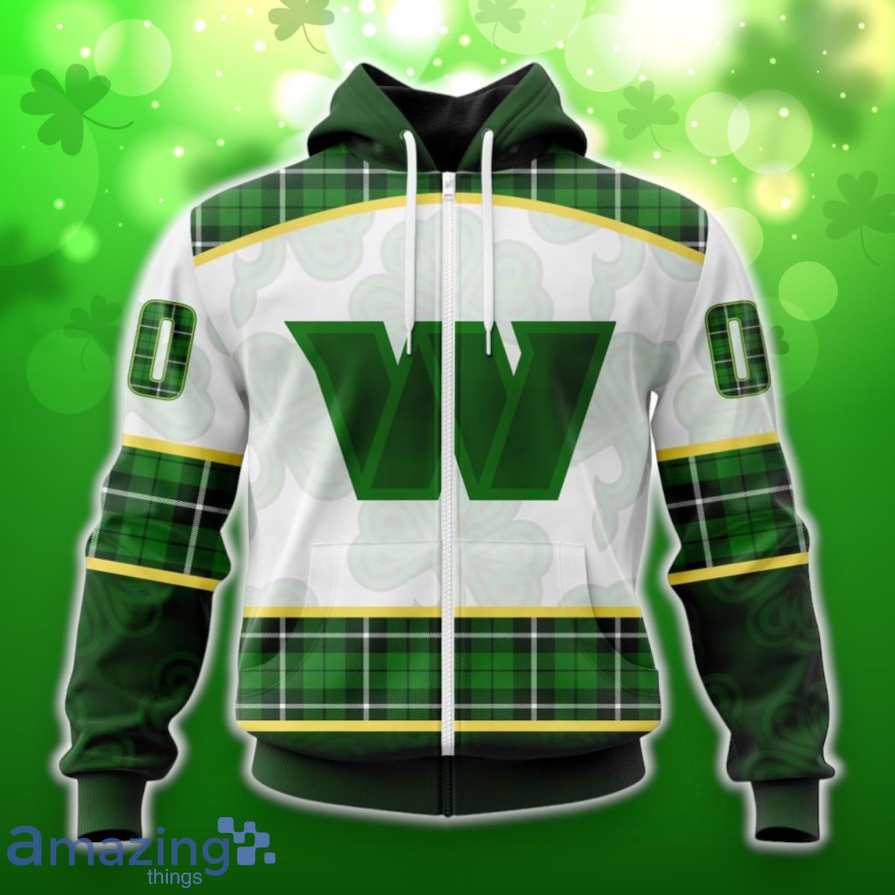 Washington Commanders Special Design For St. Patrick Day 3D Shirt Hoodies Custom Number & Name image Washington Commanders Special Design For St. Patrick Day 3D Shirt Hoodies Custom Number & Name Product Photo 2