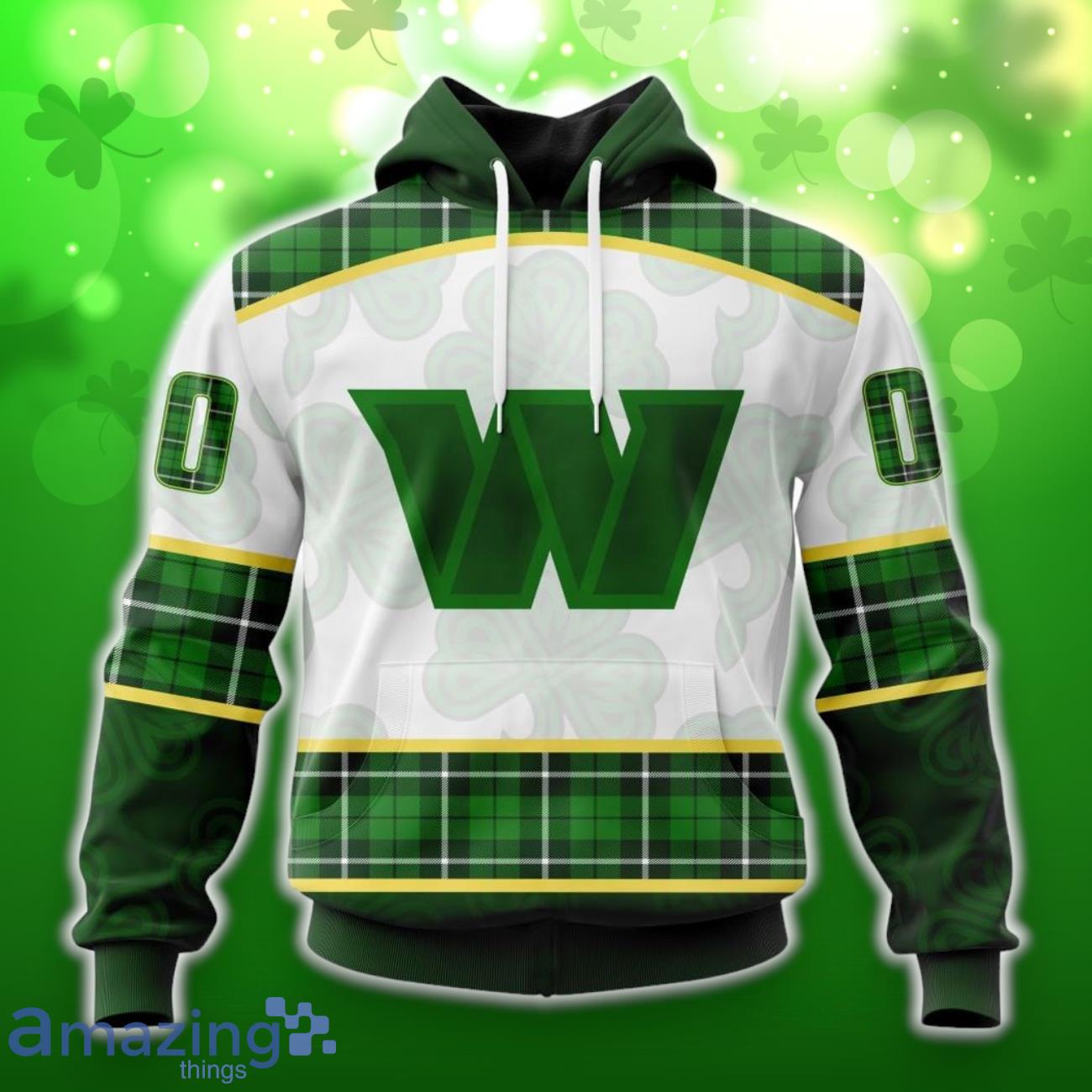 Washington Commanders Special Design For St. Patrick Day 3D Shirt Hoodies Custom Number & Name image Washington Commanders Special Design For St. Patrick Day 3D Shirt Hoodies Custom Number & Name Product Photo 1
