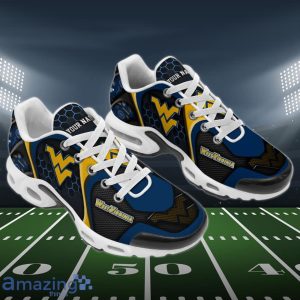 West Virginia Mountaineers Air Cushion Sports Shoes Custom Name Gifts For Football Fan Product Photo 2