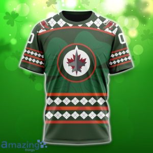 Winnipeg Jets Specialized Hockey Celebrate St Patrick’s Day 3D Shirt Hoodies Custom Number & Name Product Photo 6