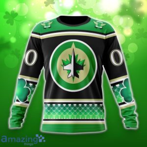 Winnipeg Jets Specialized Hockey Celebrate St Patrick’s Day Unisex 3D Shirt Hoodies Custom Number & Name Product Photo 4