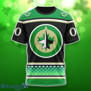 Winnipeg Jets Specialized Hockey Celebrate St Patrick’s Day Unisex 3D Shirt Hoodies Custom Number & Name Product Photo 6