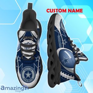 Dallas Cowboys NFL Fan Edition Custom Name Max Soul Comfort Shoes Product Photo 2