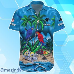 Carolina Panthers Hawaiian Shirt Summer Gifts For Fans Custom Name Product Photo 2