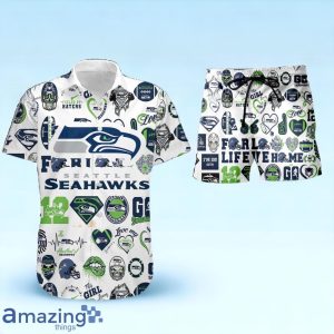 Seattle Seahawks NFL Hawaiian Shirt And Short Trending 2024 For Men Women Product Photo 1