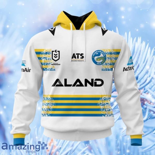 Nrl Parramatta Eels Personalized 2024 Away Kits Hoodie 3D All Over Print Attract Gift For Men And Women Product Photo 1