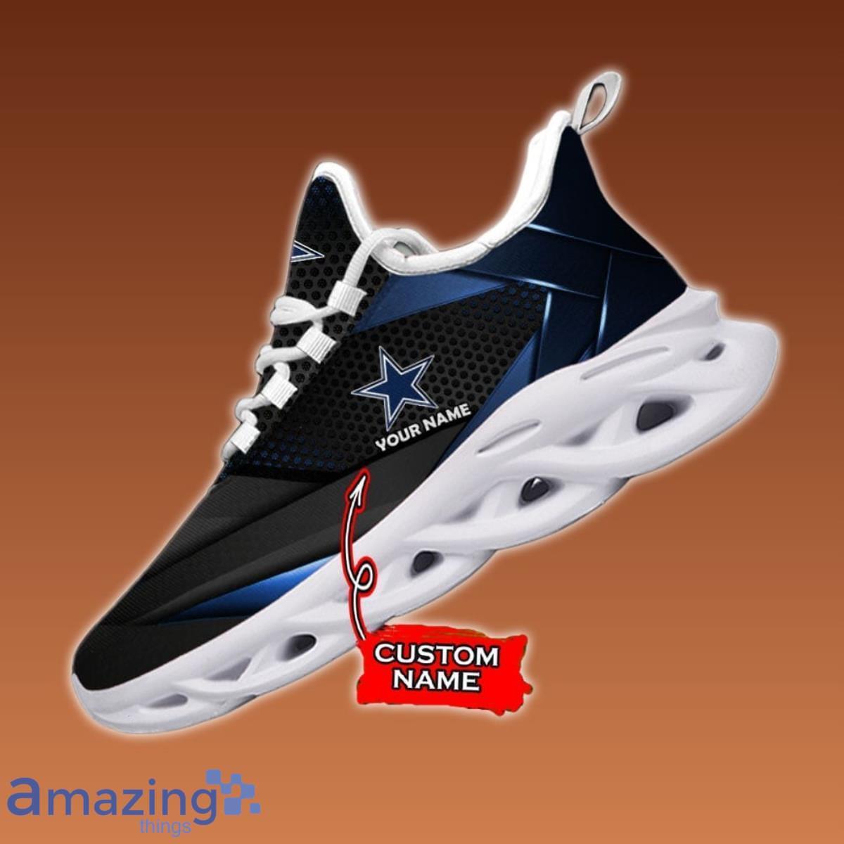 Custom Name Dallas Cowboys Max Soul Shoes Impressive Gift For Men Women Product Photo 1