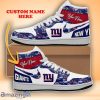 New York Giants Custom Name Air Jordan High Top Trendy Style For Fans