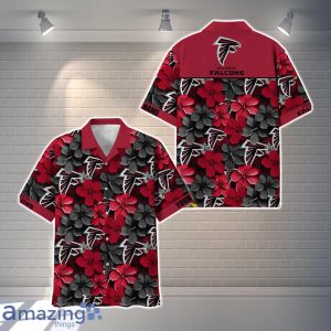 Atlanta Falcons NFL Flower Hawaiian Shirt Custom Name Gift Ideas For Men Women Product Photo 1