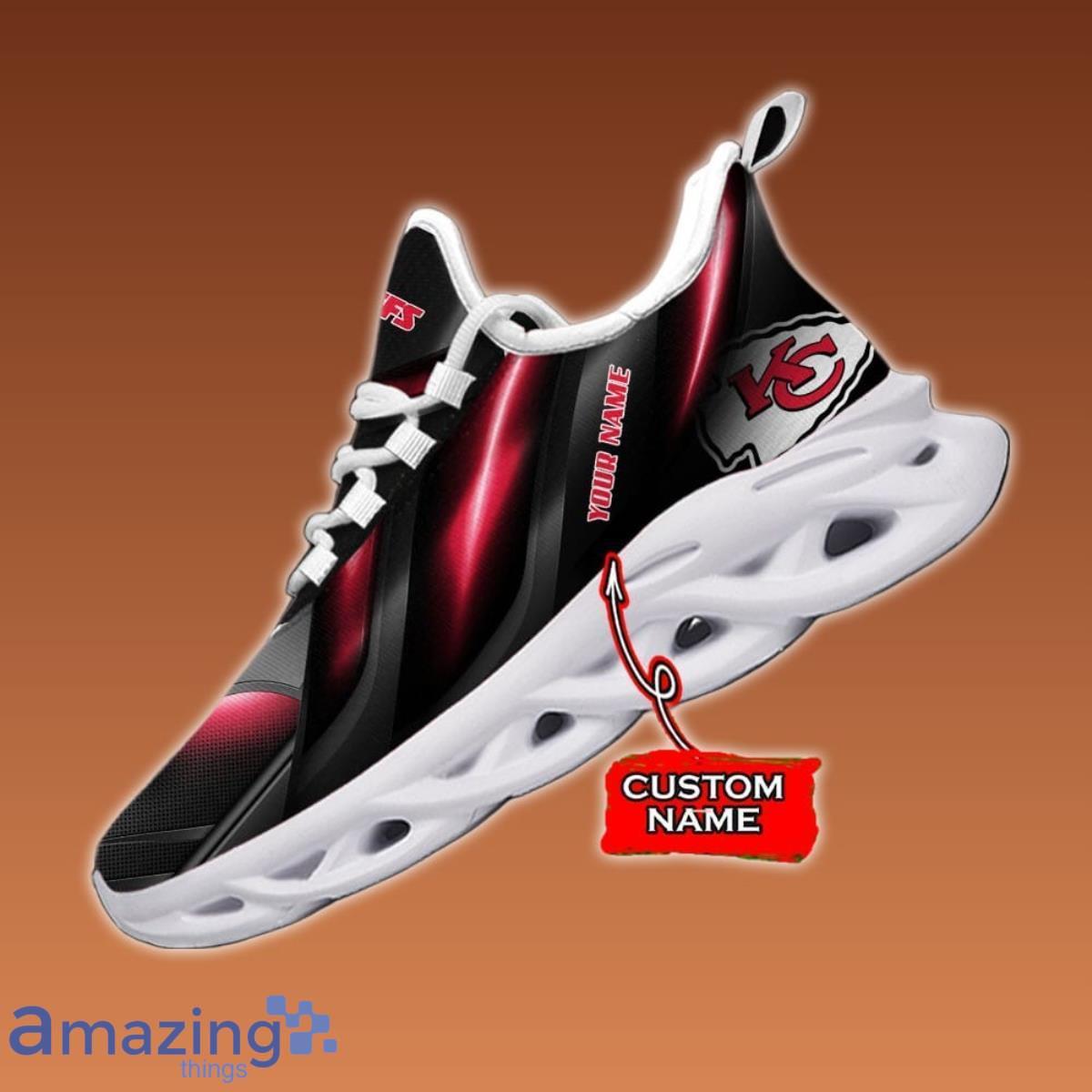 Kansas City Chiefs Custom Name Max Soul Shoes Impressive Gift image Kansas City Chiefs Custom Name Max Soul Shoes Impressive Gift Product Photo 1