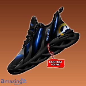 Custom Name Los Angeles Rams Max Soul Shoes Style Gift Product Photo 2