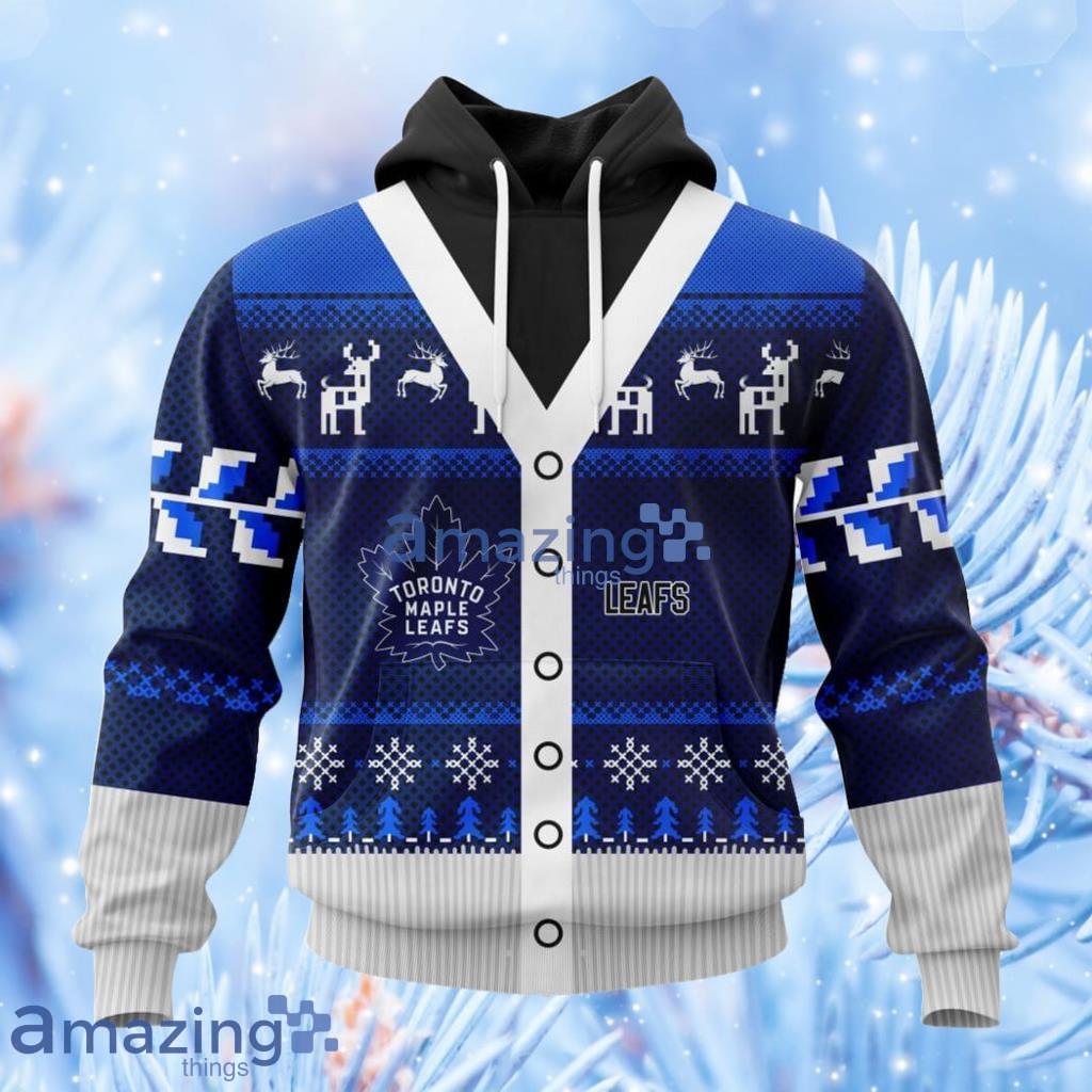 Nhl Toronto Maple Leafs Specialized Unisex Sweater For Chrismas Season Hoodie 3D All Over Print Attract Gift For Men And Women Product Photo 1