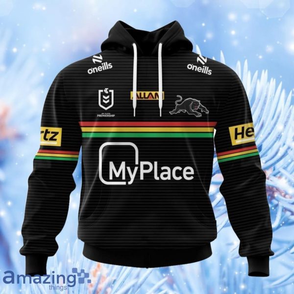 Nrl Penrith Panthers Personalized 2024 Home Kits Hoodie 3D All Over Print Attract Gift For Men And Women Product Photo 1
