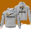 Custom Name NFL Jacksonville Jaguars Just Hate Us Grey Hoodie 3D Printed Classic Style