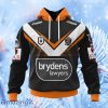 Nrl Wests Tigers Personalized 2024 Home Kits Hoodie 3D All Over Print Attract Gift For Men And Women