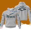 Custom Name NFL Philadelphia Eagles Just Hate Us Grey Hoodie 3D Printed Classic Style
