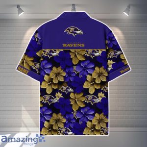 Baltimore Ravens NFL Flower Hawaiian Shirt Custom Name Gift Ideas For Men Women Product Photo 3