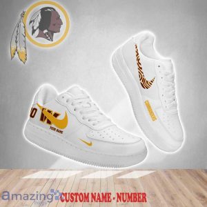 Washington Commanders NFL Air Force Shoes Custom Number & Name New Version For Fans Product Photo 2
