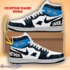 Carolina Panthers Custom Name Air Jordan High Top Trendy Style For Fans