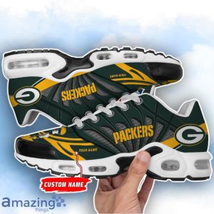 Green Bay Packers NFL Custom Name TN Sport Shoes Air Glide Runners For Fans Product Photo 2