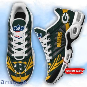 Green Bay Packers NFL Custom Name TN Sport Shoes Air Glide Runners For Fans Product Photo 1