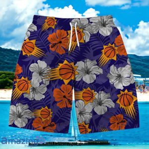 Phoenix Suns NBA Team Logo Hawaiian Shirt And Short Vintage Pattern Product Photo 3