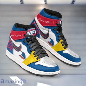 Adelaide Crows AFL Air Jordan Hightop Shoes Custom Name Gift For Fans Product Photo 3