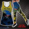 Adelaide Crows AFL Combo Hollow Tank Top and Leggings Custom Name Gift For Women