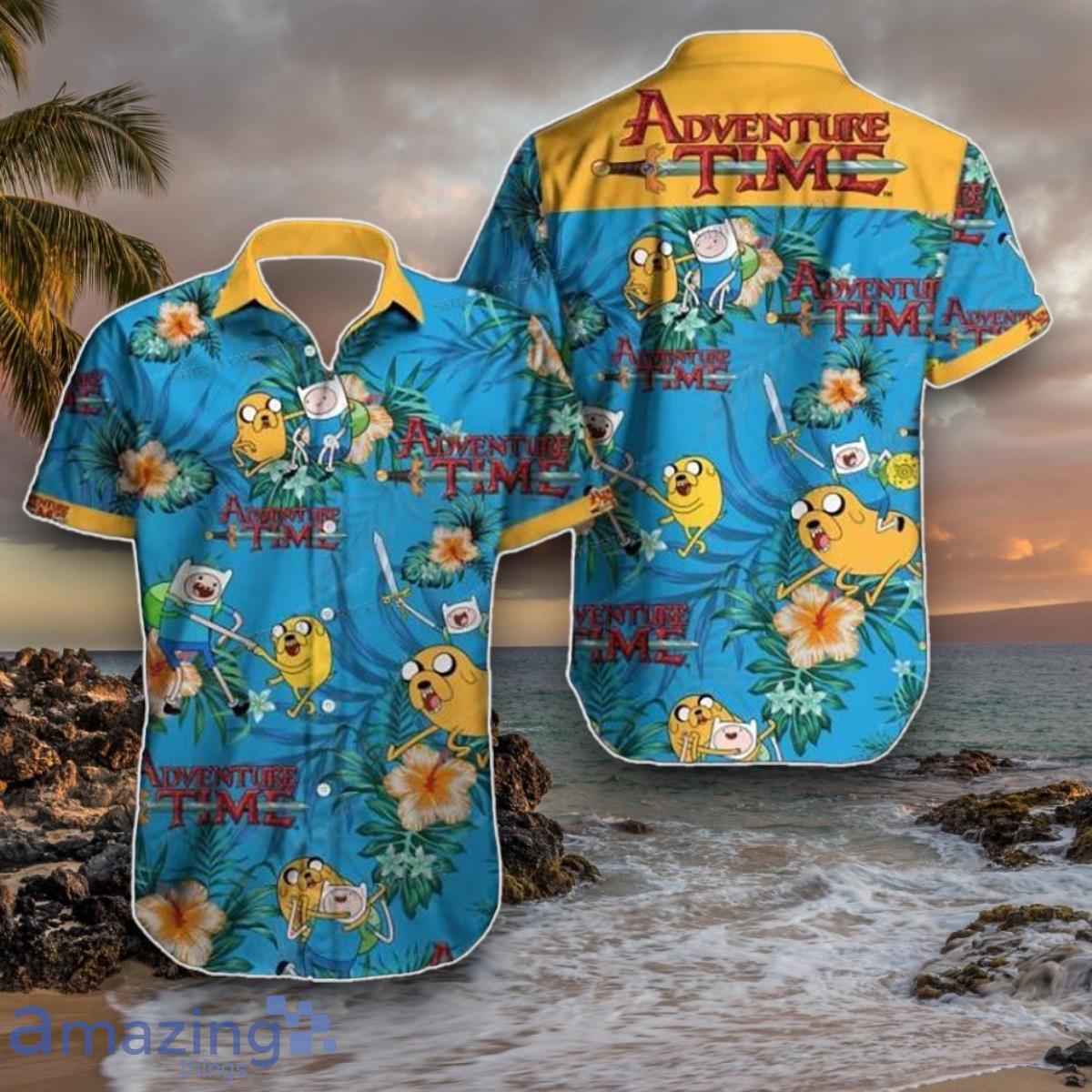 Adventure Time Hawaiian Shirt Style Gift For Men And Women image Adventure Time Hawaiian Shirt Style Gift For Men And Women Product Photo 1